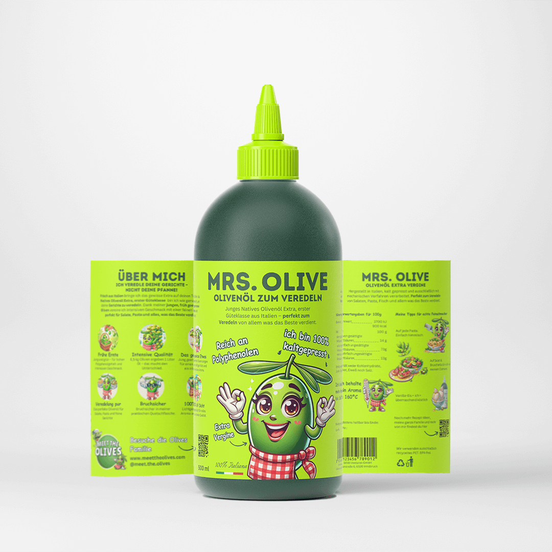 Mrs. Olive - Natives Olivenöl Extra zum Veredeln