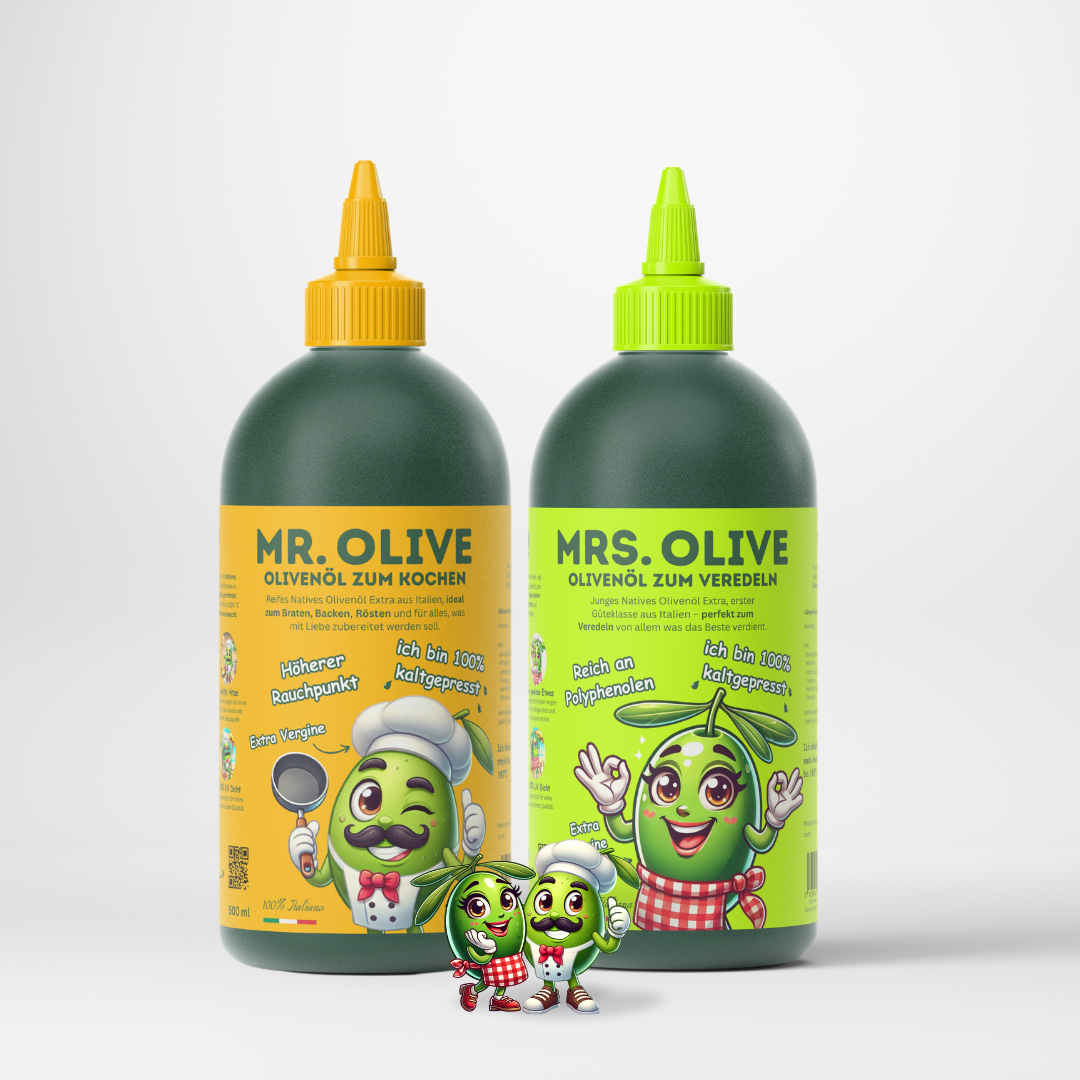 Mrs. und Mr. Olive Native Olivenöle Extra